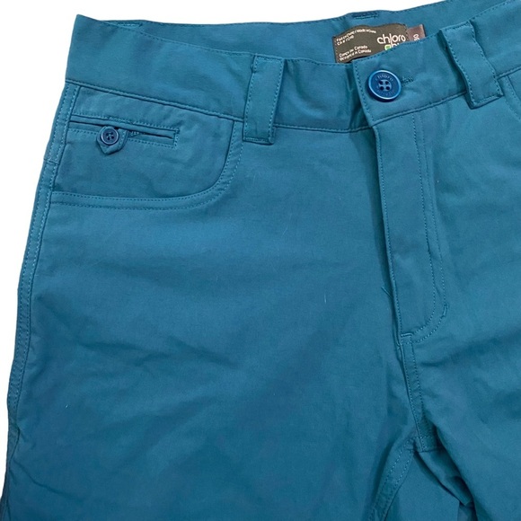 Chlorophylle Teal Walking Bermuda Shorts 30 - Picture 7 of 16